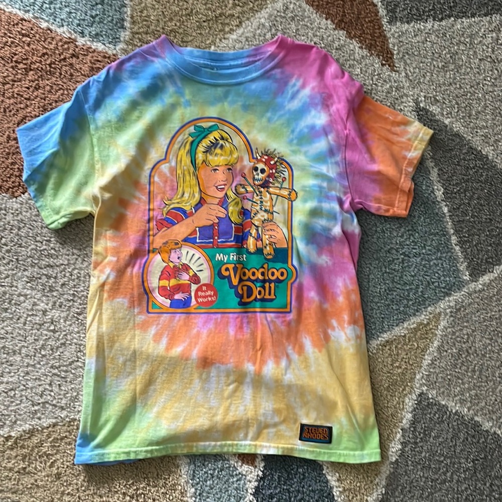 Steven Rhodes tie dye voodoo shirt